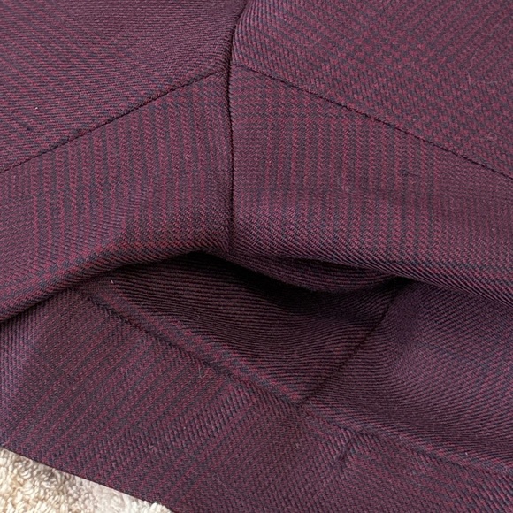 Pendleton Slim Ankle Plaid Wool Trouser Made in USA Women Size 6 TH182-11037 - Picture 9 of 9